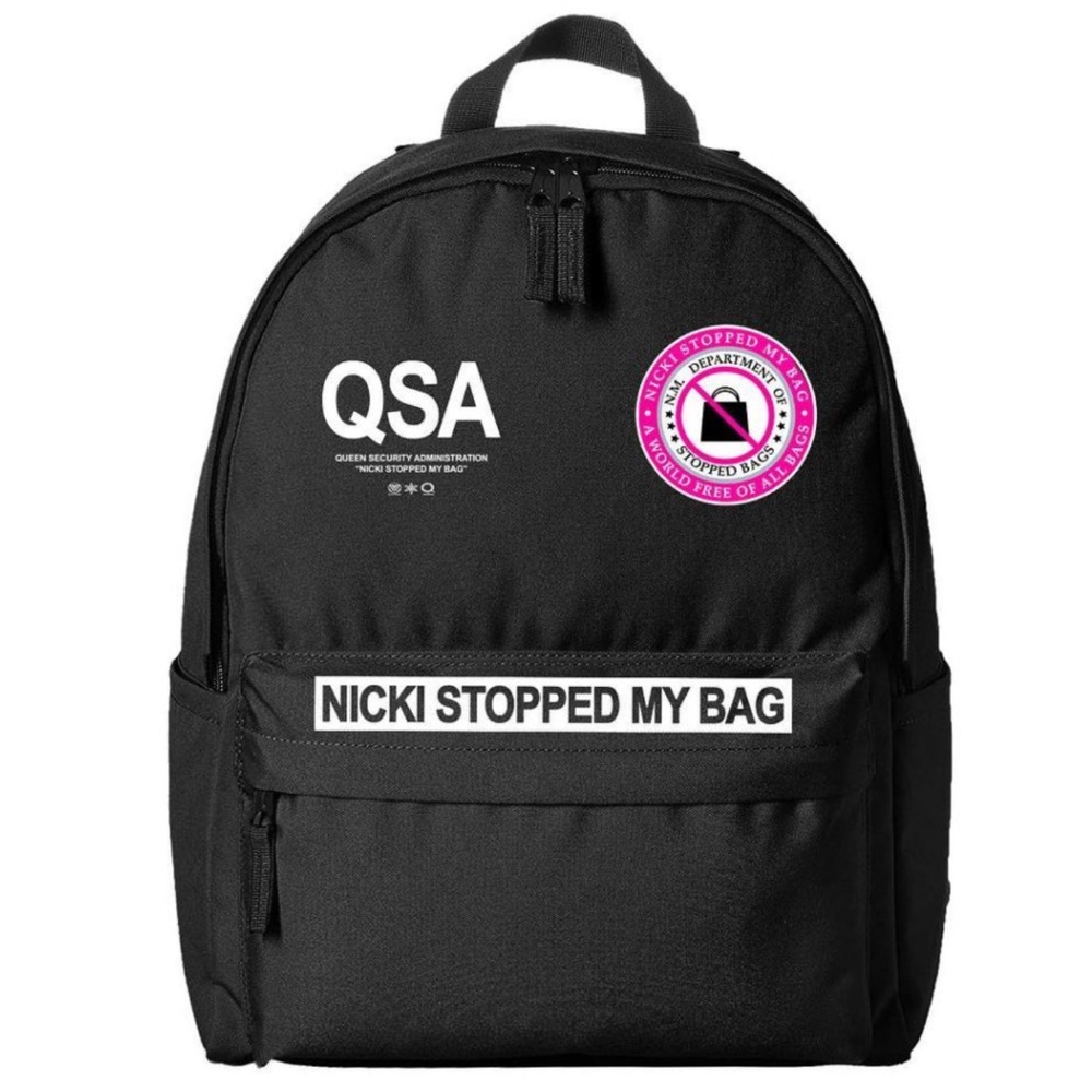 ‼️‼️‼️‼️ISO Black 'Nicki Stopped My Bag' Backpack/Collection
